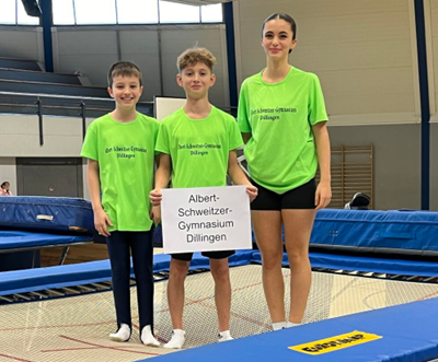 ASG erreicht Platz 2 bei den saarländischen Schulmeisterschaften im Trampolinspringen