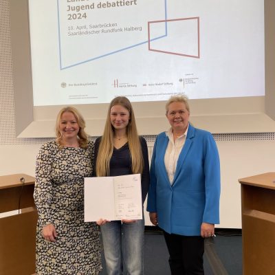 Emma Berens ist Landessiegerin von „Jugend debattiert“
