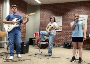 Auftritt der Unterstufenband