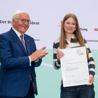 Emma Berens im Bundesfinale von „Jugend debattiert“